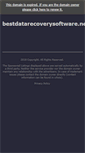 Mobile Screenshot of bestdatarecoverysoftware.net